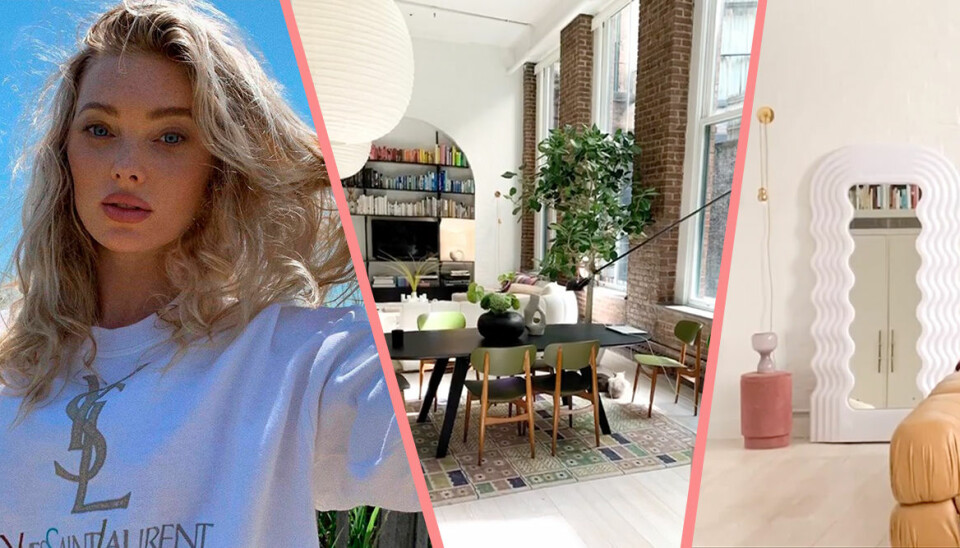 Elsa Hosk visar upp lägenheten i New York – efter renoveringen