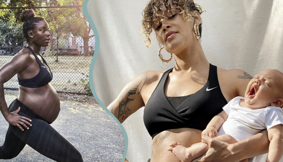 Nike gör träningskläder för gravida och nyblivna mammor