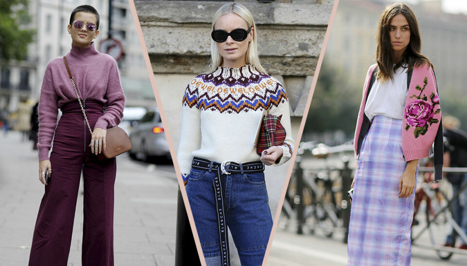 18 stickade tröjor till hösten med trendiga detaljer