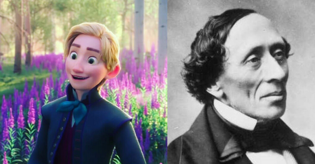 Kung Agnarr och hans nya favoritförfattare HC Andersen.