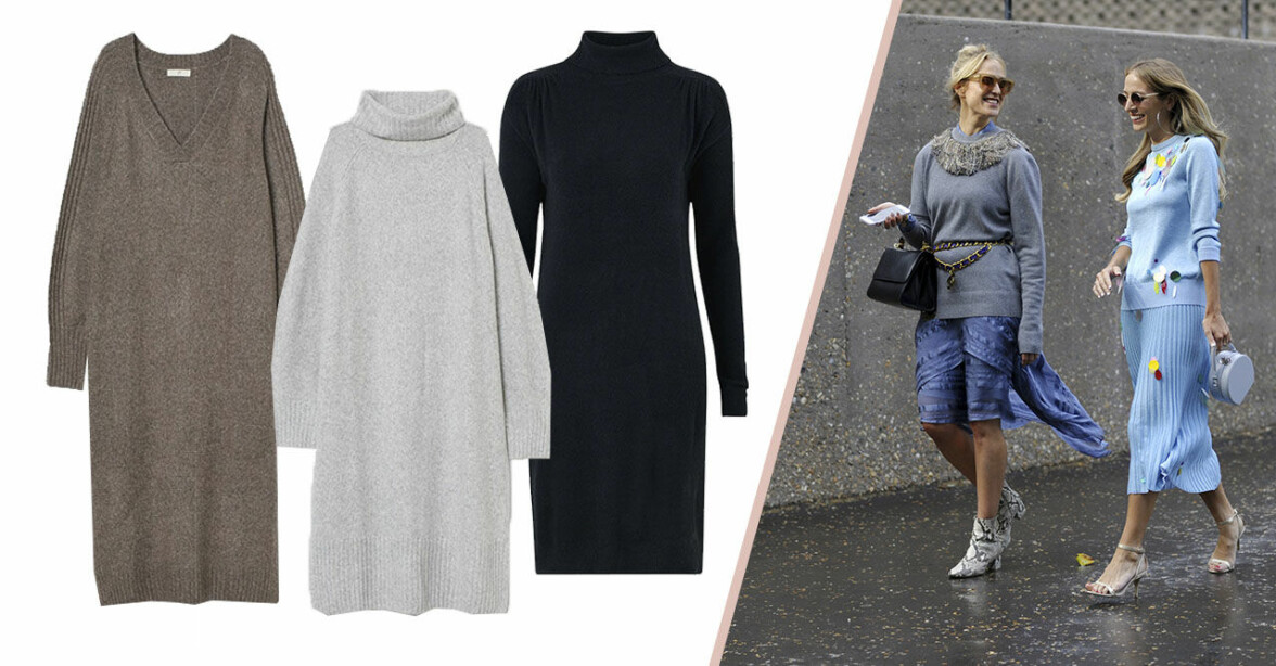 Vinterns finaste trend – 18 långa stickade klänningar