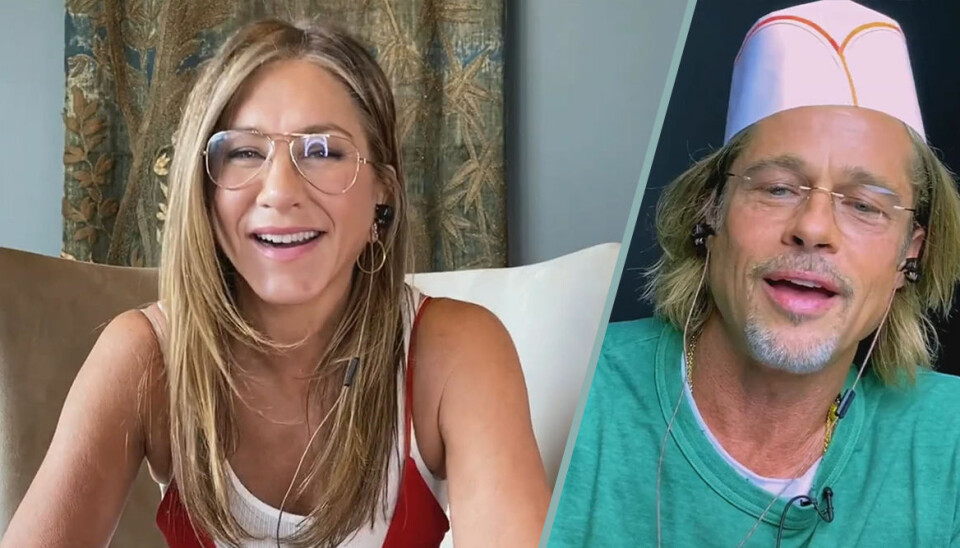 Jennifer Aniston och Brad Pitts återförening gör succé