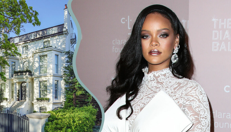 Kika in i Rihannas lyxmansion i London