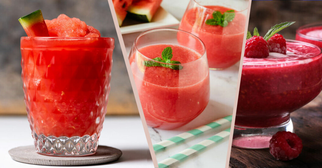 5 frozen drinks med vattenmelon
