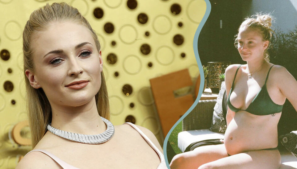 Sophie Turner visar sina privata gravidbilder