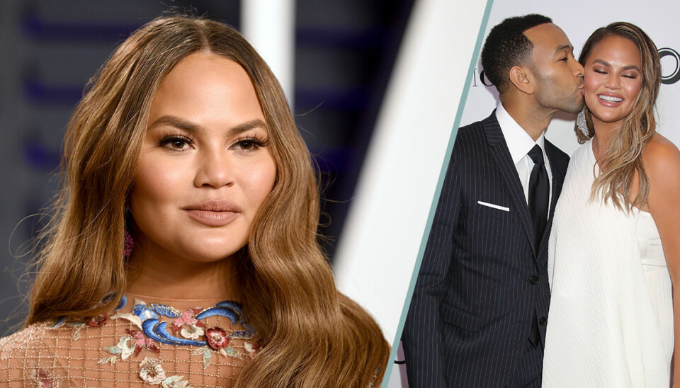 Gravida Chrissy Teigen inlagd på sjukhus efter kraftig blödning