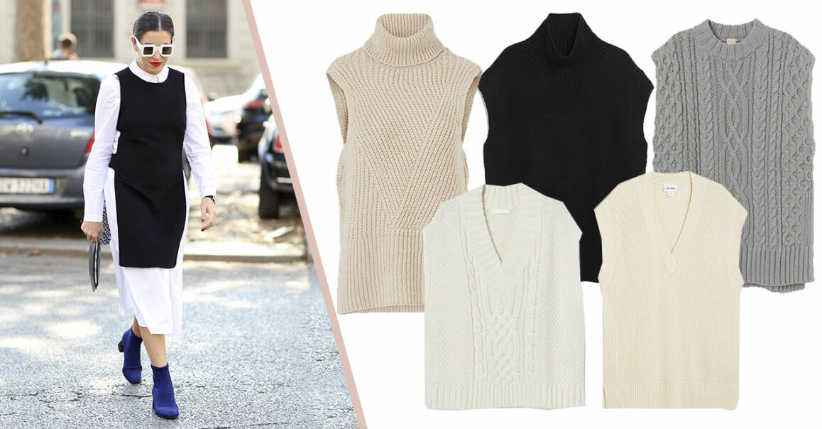 Höstens trendplagg! 18 stickade västar under 500 kronor