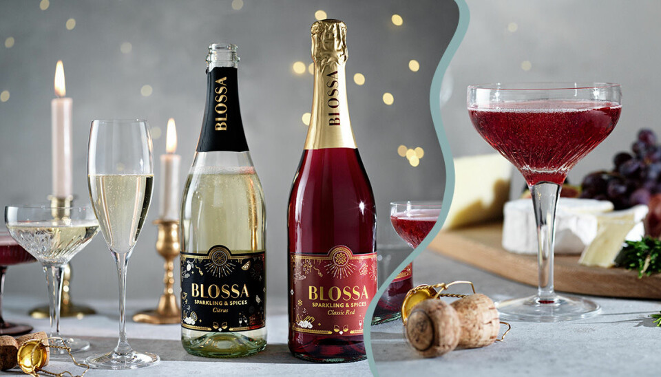 Blossa släpper rött mousserande vin med smak av glögg