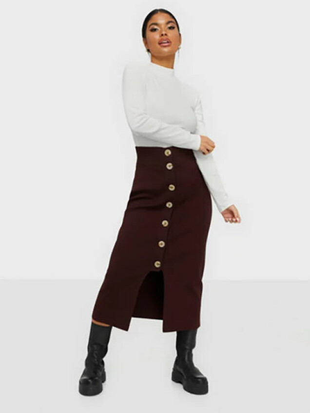 14 bekväma och snygga stickade kjolar 2020