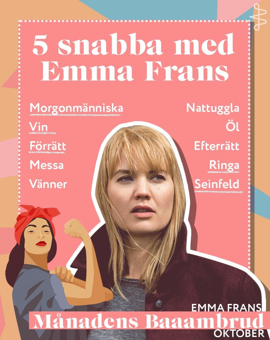 Emma Frans Baaambrud i november 2019