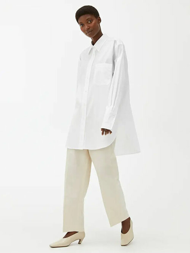 14 trendiga vita oversize-skjortor i butik just nu