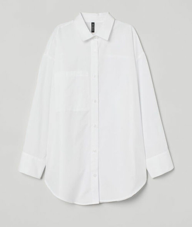 14 trendiga vita oversize-skjortor i butik just nu