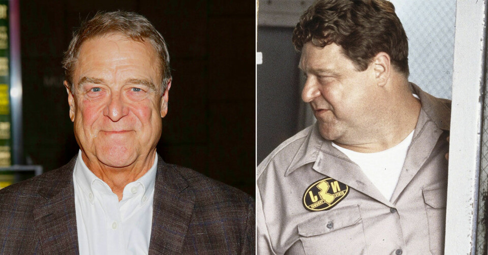 John Goodman, nu och då. John Goodman, nu och då.