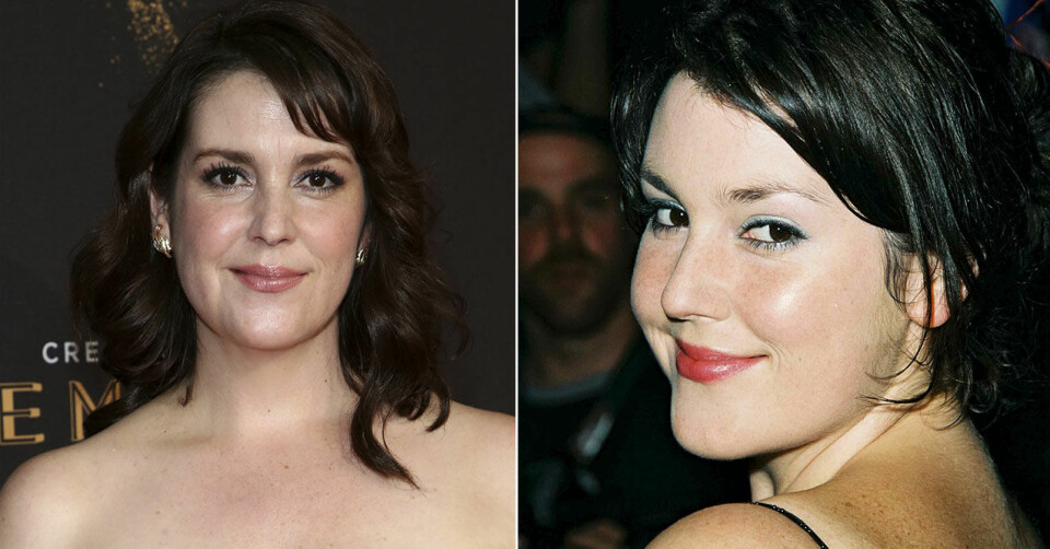 Melanie Lynskey, nu och då. Melanie Lynskey, nu och då.