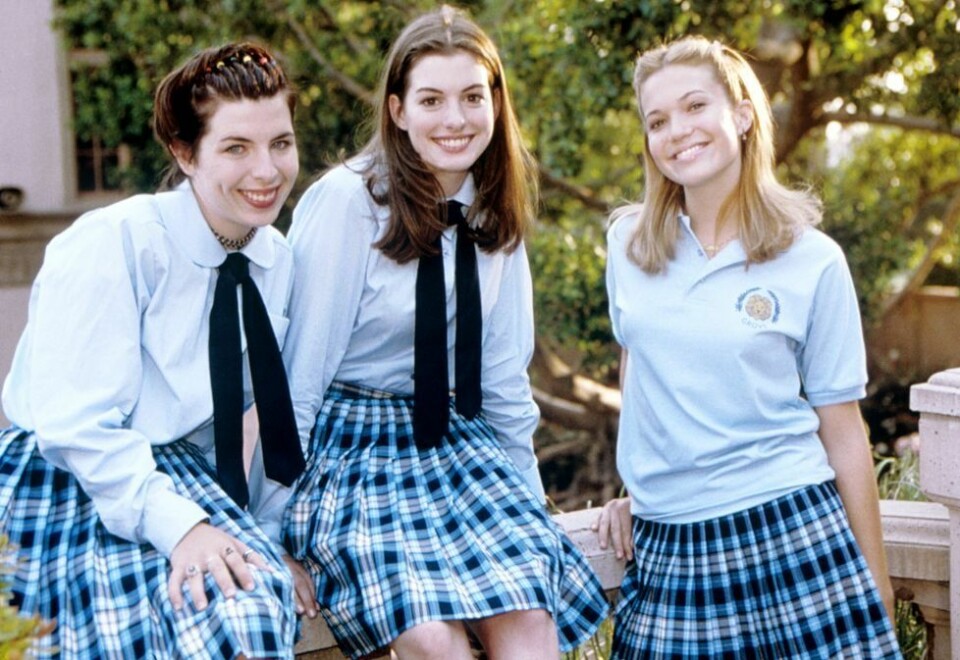 Heather Matarazzo, Anne Hathaway och Mandy Moore. Heather Matarazzo, Anne Hathaway och Mandy Moore.