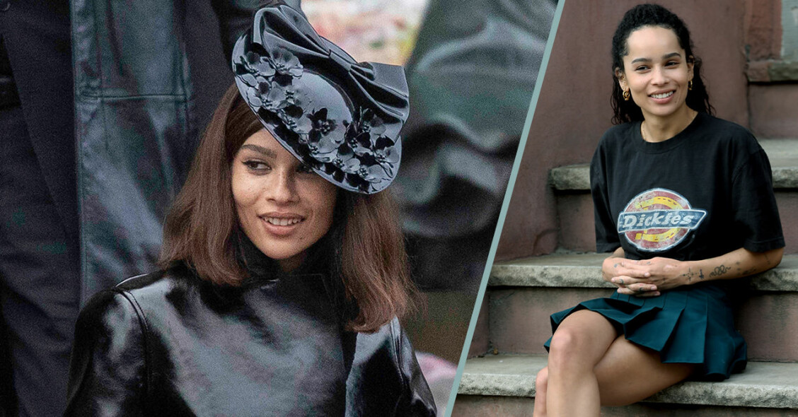 Första bilderna på Zoë Kravitz som Catwoman i nya The Batman-filmen