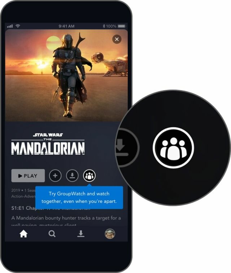Disney+ lanserar nya funktionen GroupWatch