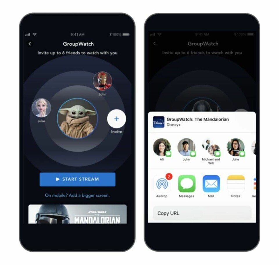 Disney+ lanserar nya funktionen GroupWatch