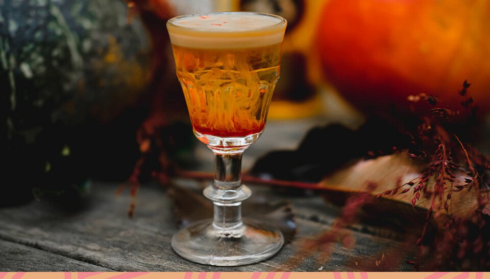 Rykande drink till Halloween – med bara 3 ingredienser