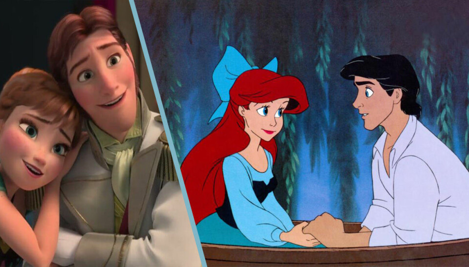 6 kärlekspar från Disney som aldrig borde blivit tillsammans