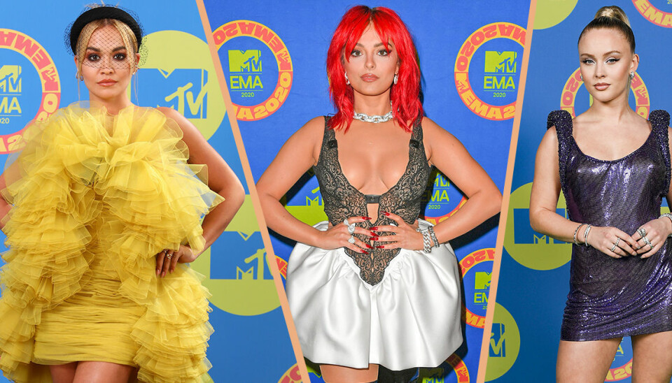 Här går stjärnorna på röda mattan MTV EMA 2020