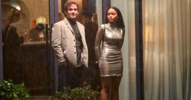 Eli Brown och Whitney Peak under inspelningarna av nya Gossip girl. Eli Brown och Whitney Peak under inspelningarna av nya Gossip girl.