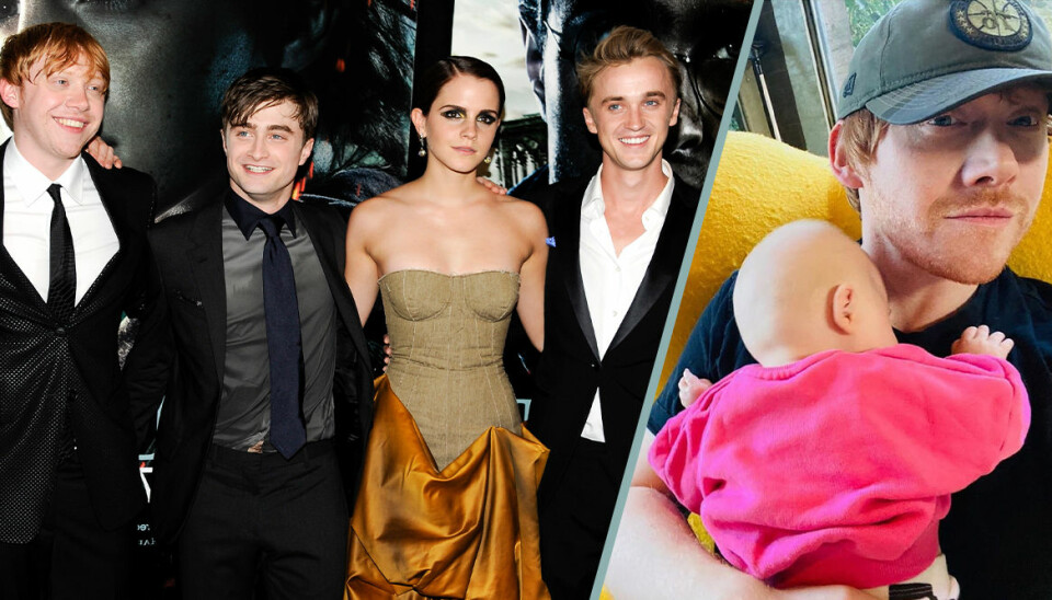 Rupert Grint har skaffat Instagram – visar upp dottern Wednesday