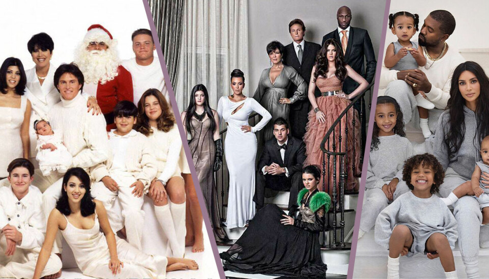 Familjen Kardashians alla julkort genom åren