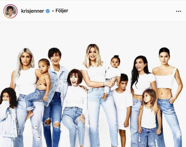 Familjen Kardashians alla julkort genom åren