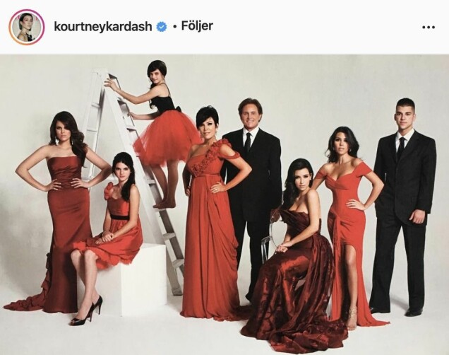 Familjen Kardashians alla julkort genom åren