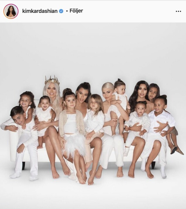 Familjen Kardashians alla julkort genom åren