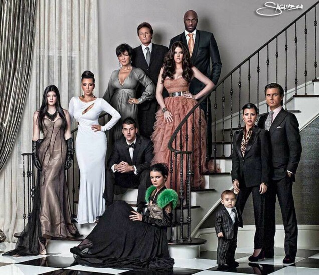 Familjen Kardashians alla julkort genom åren
