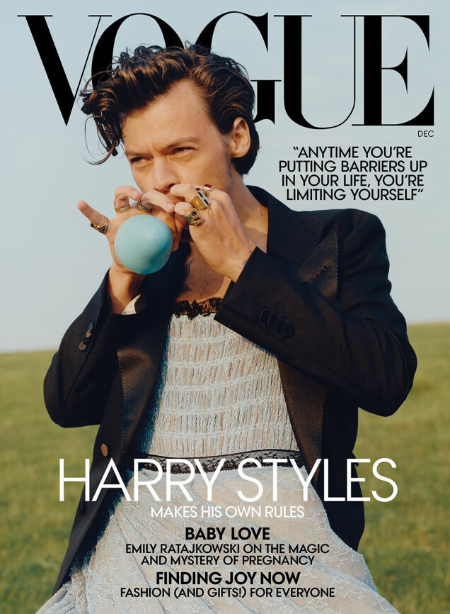 Harry Styles är Vogues första manliga coverstjärna – se bilderna här