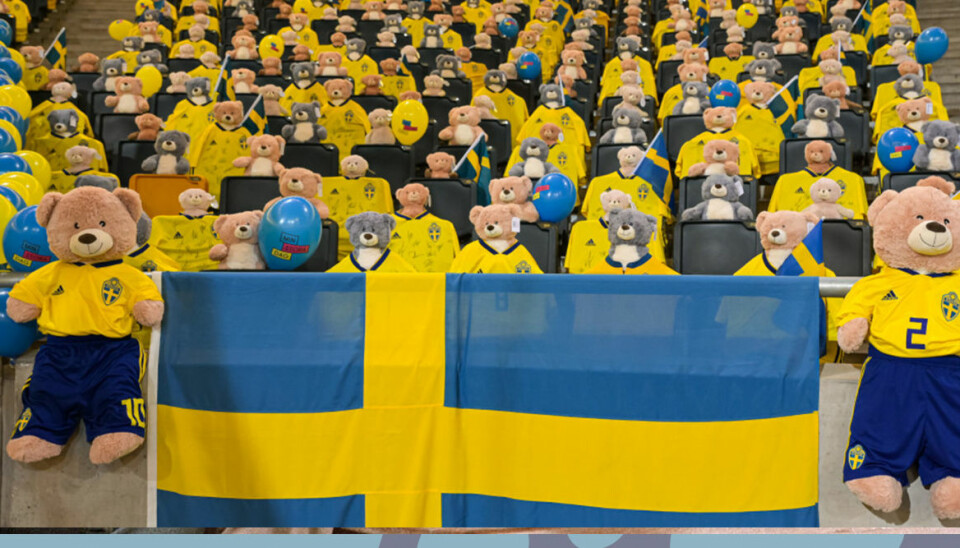 Nallen-kuppen på landslagets fotbollsmatch mot Kroatien