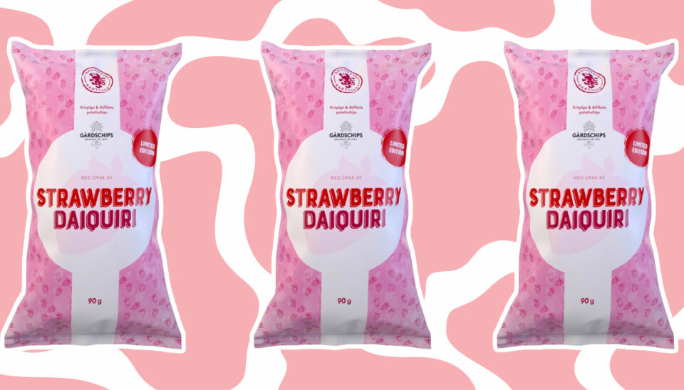 Nu lanseras chips med smak av strawberry daiquiri