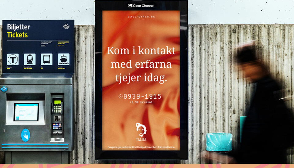 Organisationen Talita släpper ett eget Call Girl-nummer för utsatta kvinnor