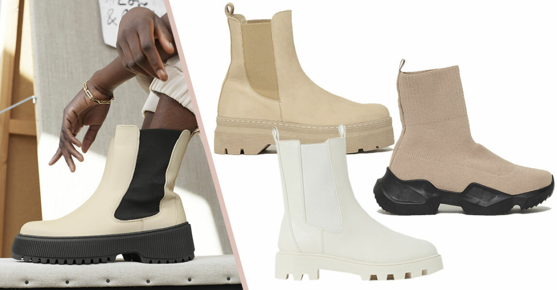 I vår bär vi chunky boots i ljusa nyanser – 11 köp