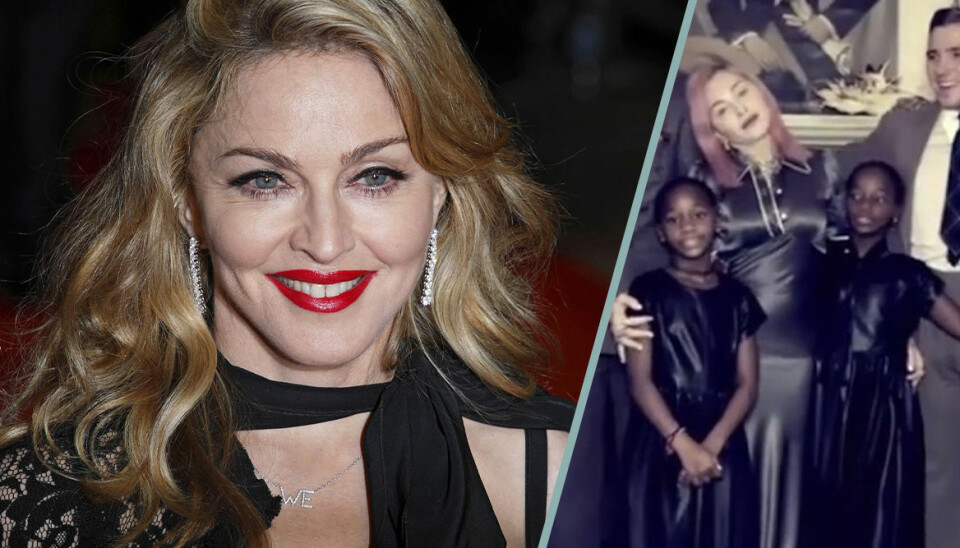 Madonnas familjelycka – visar upp fina filmen med alla sex barn