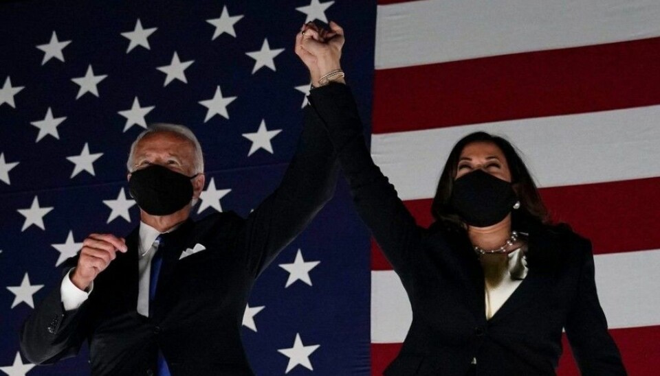 Joe Biden och Kamala Harris blir president respektive vicepresident den 20 januari 2021. Joe Biden och Kamala Harris blir president respektive vicepresident den 20 januari 2021.