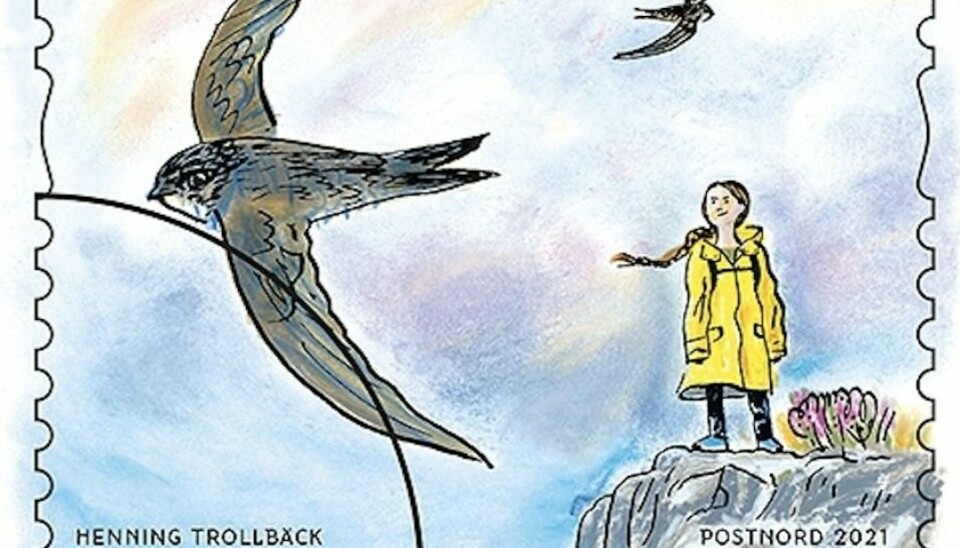 Greta Thunberg blir frimärke – så ser det ut