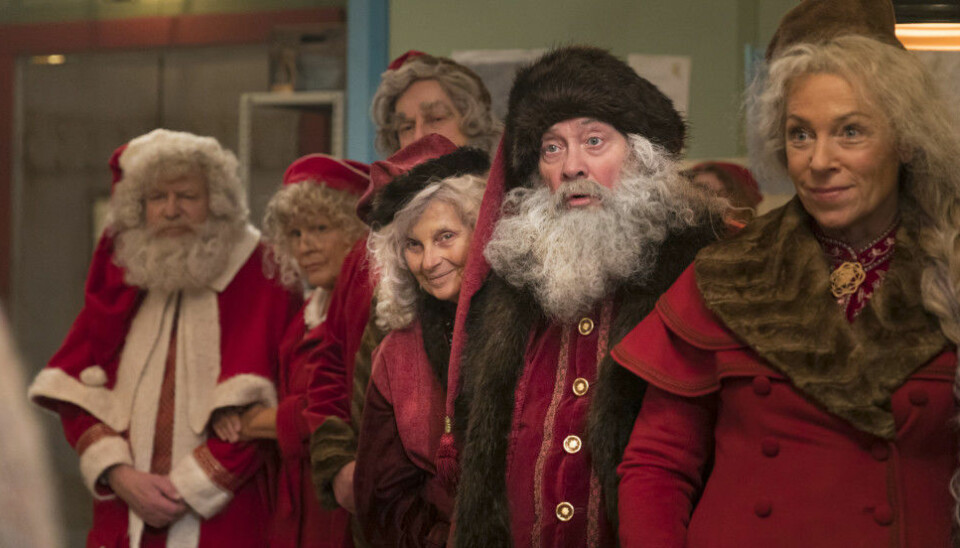 Katarina Ewerlöf som tomte i julkalendern 2019 Katarina Ewerlöf som tomte i julkalendern 2019