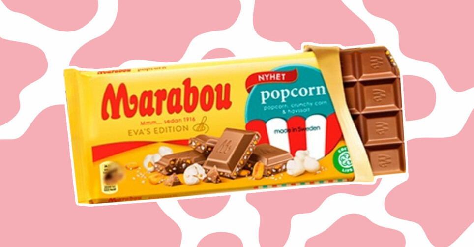 Marabous första nya smak 2021: popcorn, crunchy corn och havssalt