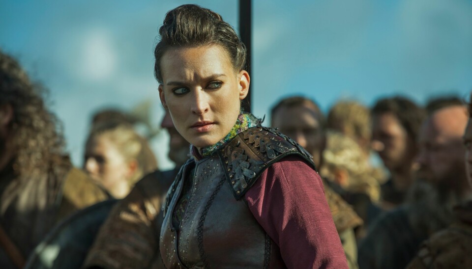 Josefin Asplund som Astrid i Vikings. Josefin Asplund som Astrid i Vikings.