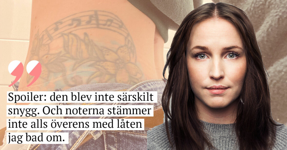 Sofia Börjesson: ”I 15 år har jag låtsats att jag INTE ångrar min tatuering”