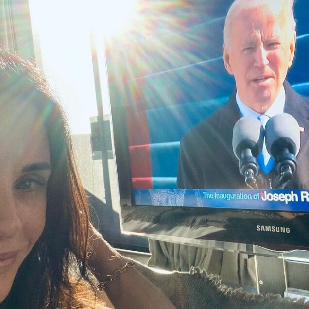 Kändisarnas reaktioner på installationen av president Joe Biden