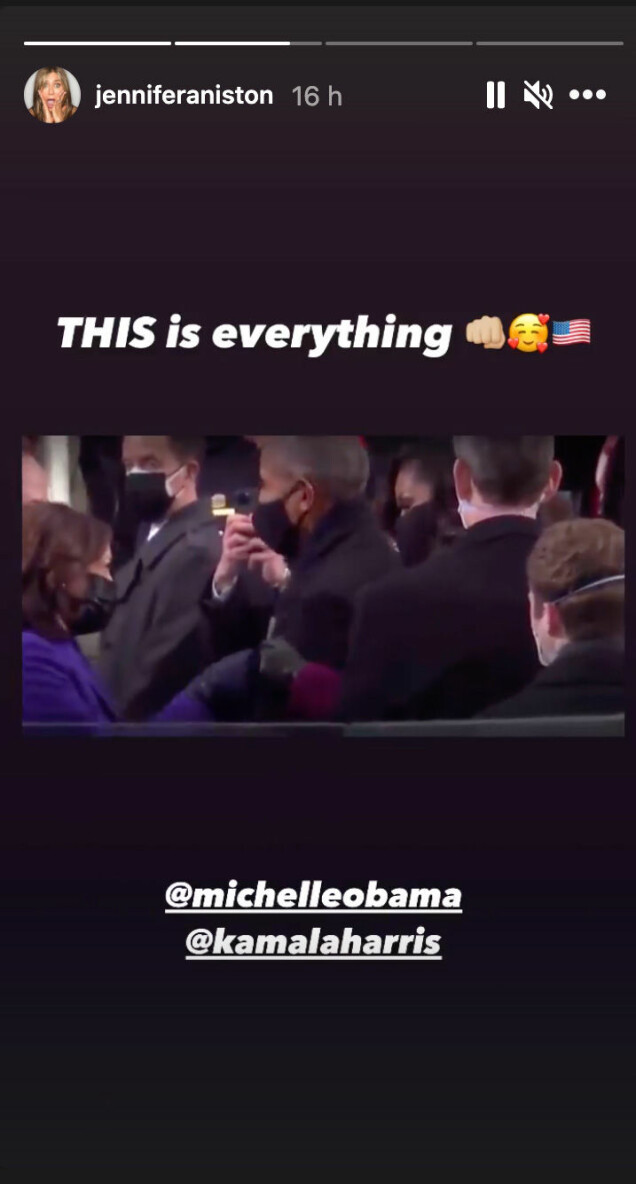 Kändisarnas reaktioner på installationen av president Joe Biden