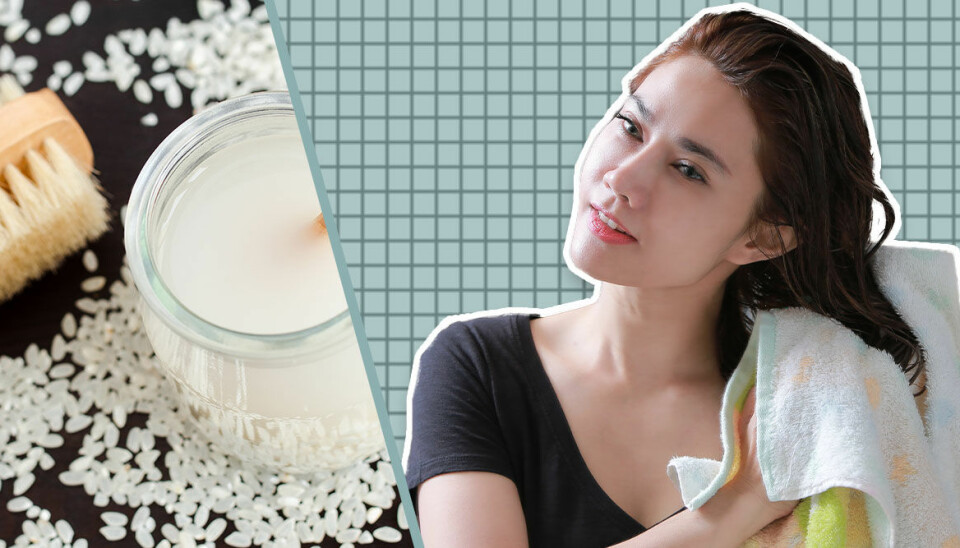 Risvatten – så gör du och därför är det bra för håret