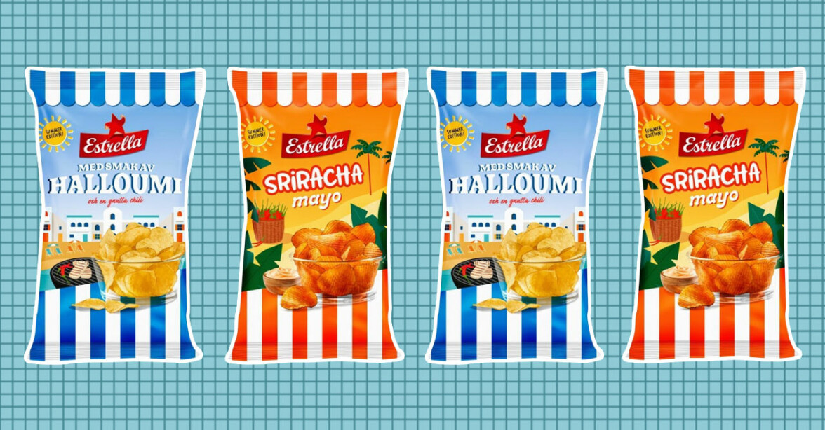 Estrellas sommarnyheter 2021 – chips med smak av halloumi och sriracha