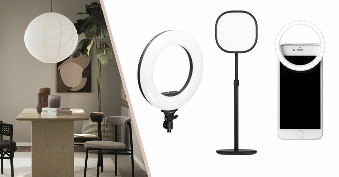 Selfies eller Teamsmöten – 8 ring lights som passar till allt