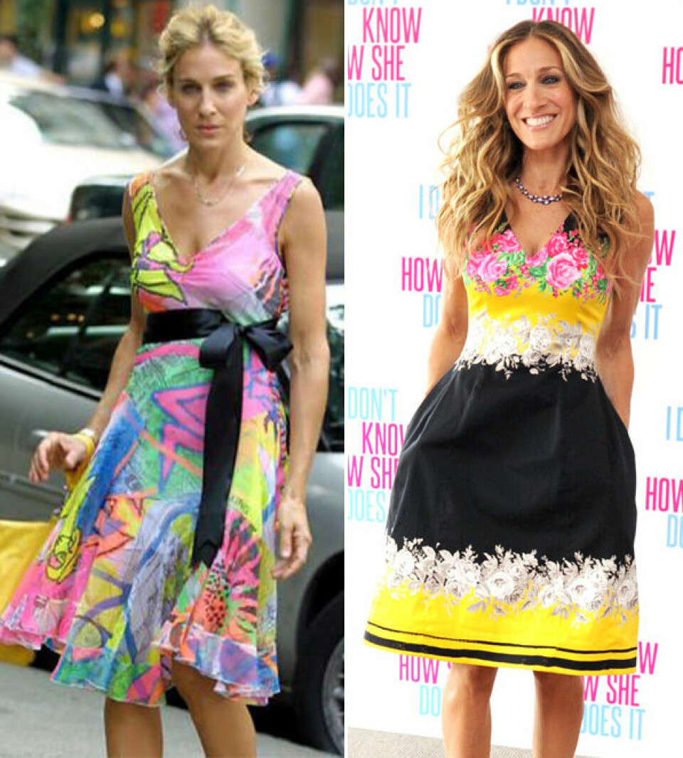 7 gånger Sarah Jessica Parker klätt sig exakt som Carrie Bradshaw